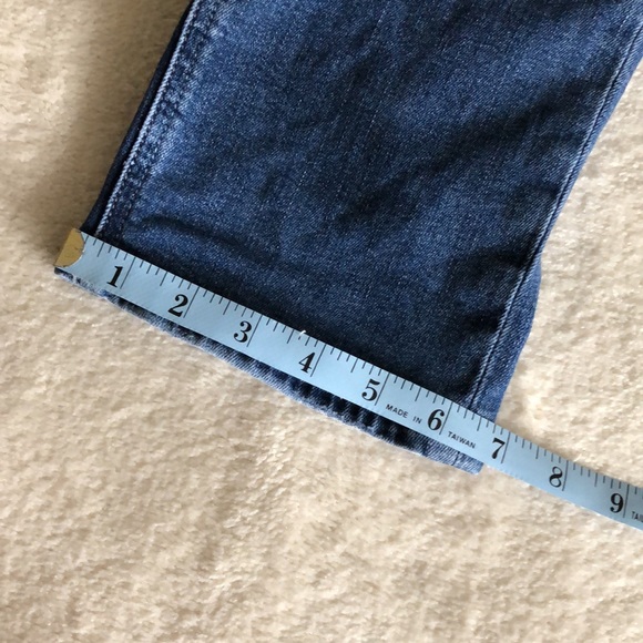 Paige Bridgette straight leg jeans with blown out knee - Picture 7 of 14